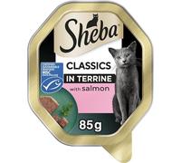 Sheba Classics Cat Tray with Salmon in Terrine - 22 x 85g