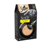 Sheba Classics Soup Adult Wet Cat Food Pouches with Chicken Fillets 4 x 40g