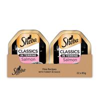 Sheba Classics Wet Cat Food with Salmon in Terrine Multipack - Size: 22 x 85g