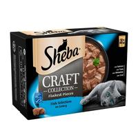 Sheba Craft Cat Pouches Fish Selection in Gravy - 12 x 85g