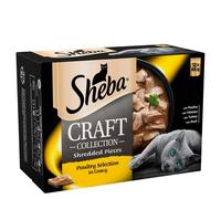 Sheba Craft Collection Poultry Selection in Gravy Cat Food (12x85g Pouches) - Size: 12 x 85g