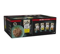 Sheba Poultry Collection Fine Flakes in Jelly Adult Cat Wet Food 85g 80 Pack