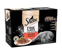 Sheba Pouches 12 x 85g - Fine Flakes Succulent Collection in Jelly