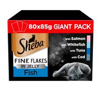 Sheba Delicacy Fishy Flavours in Jelly - Wet Cat Food - 80x 85g