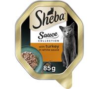 Sheba Fine Recipes Cat Tray with Turkey in Sauce, 85g