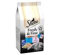Sheba Fresh and Fine - Wet Cat Food - Pouches with Salmon and Tuna in Gravy - 48 x 50 g