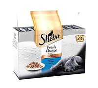 SHEBA Fresh Choice Cat Pouches Fish Collection in Gravy 45x50g