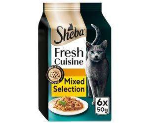 SHEBA Fresh Cuisine Taste of Rome Cat Pouches in Gravy - 6 x 50g