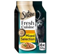 Sheba Fresh Cuisine Taste of Rome Cat Pouches Mixed Selection in Gravy 96 x 50g