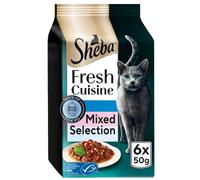 96 x 50g Sheba Fresh Cuisine Taste of Tokyo Cat Food Pouches Mixed Selection