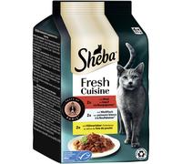 SHEBA Mp Fresh Cuisine Taste Of Paris - Beef, Whitefish & Chicken Liver 72 X 50g