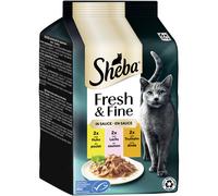 Sheba Mp Fresh & Fine Chicken, Salmon & Turkey In Sauce 36 X 50G