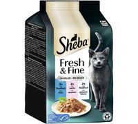 Sheba Mp Fresh & Fine Tuna, Salmon & White Fish In Jelly 72 X 50G