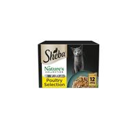 SHEBA Natures Collection Cat Pouches Poultry Collection in Jelly, Pack of 4 x (12x85g)