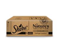 SHEBA Natures Collection Cat Pouches Poultry Collection in Jelly 72x85g pack