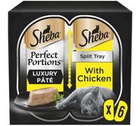 Sheba Perfect Portions Cat Food Tray with Chicken in Loaf, 225 g (Pack