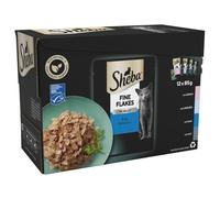 Sheba Fine Flakes Fish in Jelly Adult Wet Cat Food 85g 12 Pack