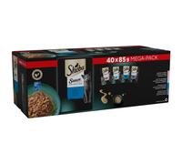Sheba Pouches Sauce Collection 40 x 85g - Saver Pack: Fish Selection in Gravy (80 x 85g)