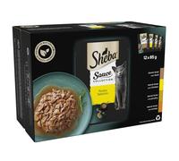 Sheba Pouches Sauce Collection Saver Pack 96 x 85g - Poultry Selection in Gravy