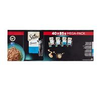 Sheba Sauce Collection Fresh Sachets Wet Food Fish Selection for Adult Cats 4 Varieties 40x85g