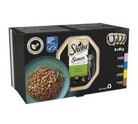Sheba Sauce Collection Cat Food Trays Mixed Collection - 8 x 85g