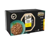 Sheba Poultry Select Slices in Gravy Adult Wet Cat Food 680g 8 Pack
