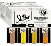 Sheba Pouches Select Slices Mega Pack 120 x 85g - Poultry Collection in Gravy
