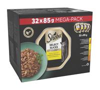 SHEBA Select Slices Cat Trays Poultry Collection in Gravy 32 x 85 g