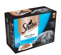 Select Slices Wet Cat Food in Gravy - Fish Selection / 12 x 85g