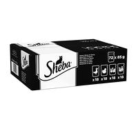 Sheba Select Slices in Gravy, Poultry Selection, Wet Cat Food Pouches for Adult Cats, 72 x 85 g