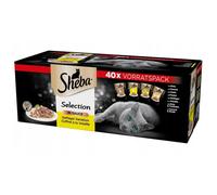 SHEBA Selection in Sauce Pouch 40x85g Poultry Flavour Adult Cats