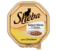 Sheba Tray Select Slices With Chicken In Gravy 85g (Pack of 22)