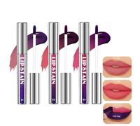 SHEBEEDO 3PCS Lip Stain Long Lasting Peel Off Lip Stain Lip Tint Peel Off Makeup For Women Extreme Amazing Make Up Peel Off Lip Tint Non-Stick Cup Matte Finish Liquid Lipstick