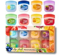 SHEBEEDO 8-Piece Lip Balm Set - Moisturizing Treatment for Very Dry, Cracked Lips - Skincare Sleeping Mask for Day & Night - Gift Set for Women