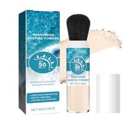 SHEBEEDO Brush-On SPF 50 Mineral Sunscreen Powder, Face & Scalp, Oil Control, Matte Finish, Setting Powder, Long Lasting, Breathable, All Skin Types