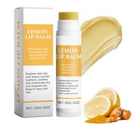 SHEBEEDO Lemon and Turmeric Lip Balm Lightening for Dark Lips,Lip Repair Balm for Brighten & Nourish Dark Lips Effortlessly,Lip Exfoliator Scrub for Softening & Moisturizing,Hydrating Repairing