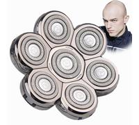 SHEBEEDO Shaver Heads Replacement 7d Head Shavers for Bald Men Easy Install Shaver Heads Replacement Wet & Dry Head Shaver Permanent Sharpness Head Razors for Bald Men