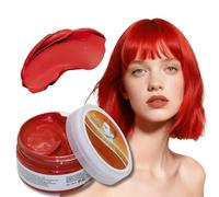 SHEBEEDO Temporary Red Hair Color Wax,Instant Hairstyle Hair Dye,Non Permanent Hair Colour Wax for Hair,Easy Wash Out Hair WaxColour for Men Women Youth Halloween Christmas Party Cosplay