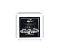 Shecina To My Man Bracelet, To My Man Straighten Your Crown Bracelet Men'S Bracelets Black Bead Cool Infinity Husband Gifts From Wife, 20, Metal, bead