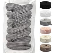Shecret 2 Paris Flat Shoe Laces, Fat Thick 20mm Wide Shoelaces Replacement Laces, Athletic Shoelaces, Shoe Strings for Sneakers, Sports Shoes, Trainers, Leisure Shoes