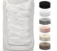 Shecret 2 Paris Flat Shoe Laces, Fat Thick 20mm Wide Shoelaces Replacement Laces, Athletic Shoelaces, Shoe Strings for Sneakers, Sports Shoes, Trainers, Leisure Shoes