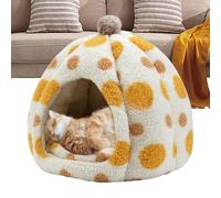 Shed De Chat Chauffée - Hood Couvert Pour Animaux De Compagnie, Cabane De Chat USB Plug-in | Abris De Chat Confortables, Couches De Chat Chaudes Et Moelleux Pour Chats Apaisants, Refuge De S