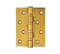 Shed Door Hinges, 1 Pcs Stainless Steel Door Hinge 4x3x3 Multicolor for Wooden Doors(Yellow Bronze)