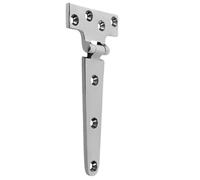 Shed Door Hinges - Cast Band Hinges Made of 316 Stainless Steel | Heavy Rustproof Hardware | Fence Fitting for Wooden Gates, Barn Doors, Yard Entrances with Robust Forged Construction