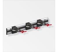 SHED HANGING STORAGE COAXIS X-STAR RAIL WITH 3 CLAMPS 500MM