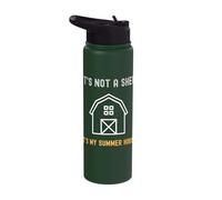 Shed Life Jokes It's Not A Shed It's My Summer House Stainless Steel Insulated Water Bottle
