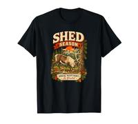 Shed Season Annual Maintenance Deer Antler Hunter Humor T-Shirt
