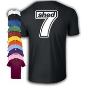 Shed Seven 7 Football T-Shirt 1990s Indie Britpop Oasis Indie Rick Witter