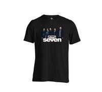 Shed Seven Rock Band T Shirt 90's Indie Guitar Rick Witter Black L