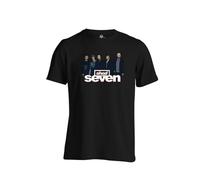 Shed Seven Rock Band T Shirt 90's Indie Guitar Rick Witter Black S